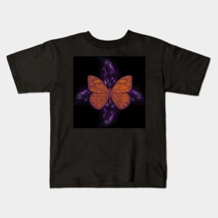 Cool butterfly with purple effects Kids T-Shirt